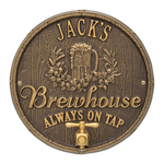 Oak Barrel Beer Pub Plaque