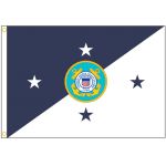 3ft. x 5ft. USCG Commandant Flag
