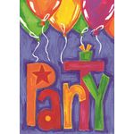 Party Balloons House Flag