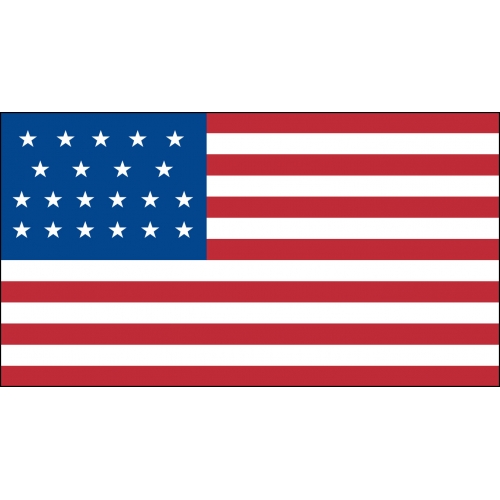 3 x 5 ft. 21 Star U.S. Flag